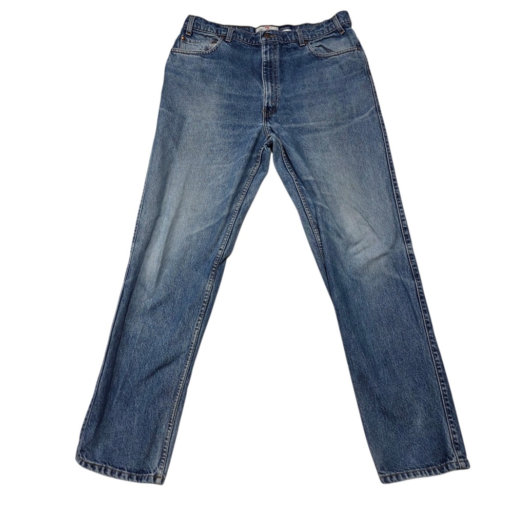 Levi‎ Strauss Signature Jeans Men 34x32 Blue Relaxed Fit 540 Straight Leg Denim